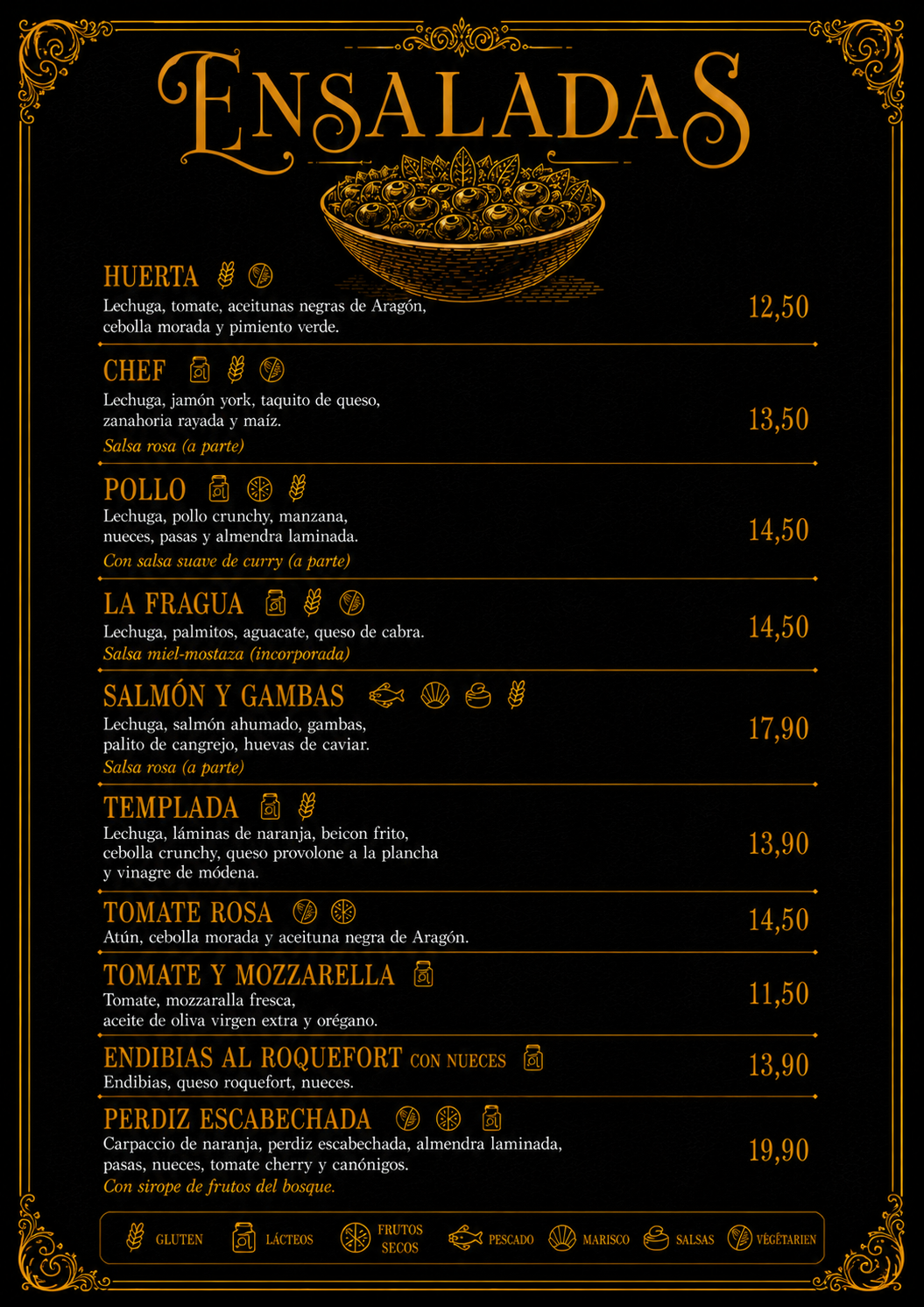 ensaladas